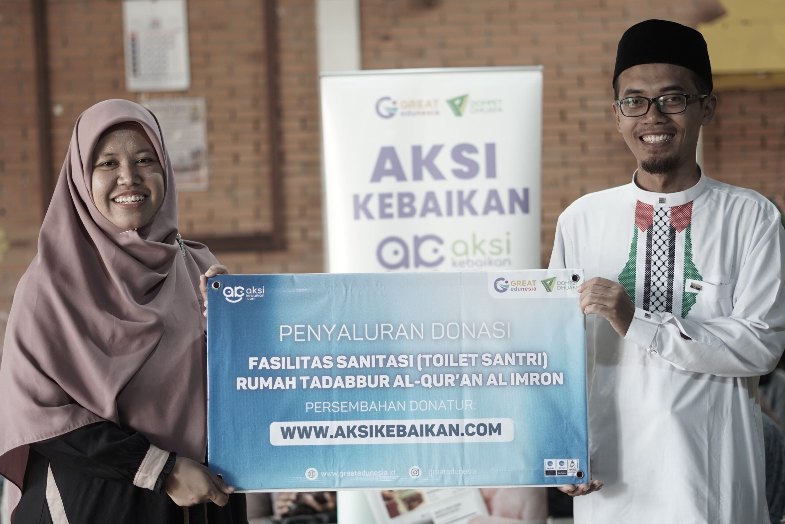 Dukung Kenyamanan Belajar, GREAT Edunesia Dompet Dhuafa Salurkan Dana Aksi Kebaikan untuk Renovasi 4 Sarana Sanitasi di RTQ Ali Imron Bogor